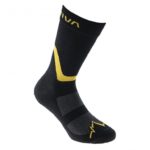 Hiking Socks Black Yellow calcetines la sportiva altos para trail y hiking senderismo
