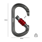 Oliba Screw Fixe mosquetón simétrico para espeleología y poleas material de montaña tucana fixe