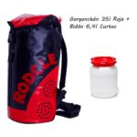 gorgonchon + bidon oferta material barranquismo mochila rodcle y bidon estanco