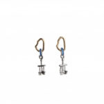 Pendientes Friend Azul joyería de montaña y escalada regalo para escaladores