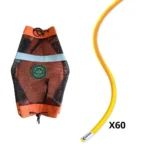 60m Iris 10 + Saca Twin pack barranquismo cuerda de barrancos y bolsa para cuerda