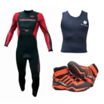 Pack Barrancos Rojo Negro oferta material barranquismo botas neopreno