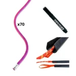70m Iris 9 + Rotu + Protector pakck oferta cuerda y rotulador barranquismo