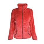 Vanina Lhotse Roja chaqueta calentita y suave para mujer