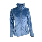 Vanina Lhotse Azul chaqueta caliente y suave de mujer
