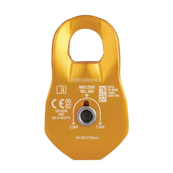 Polea Fixe Petzl New Polea simple de placas laterales fijas