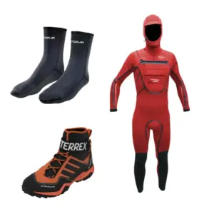 Pack Iguazu + Adidas + Escarpines oferta material barranquismo canyoning seland terrex