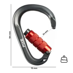 Duc Automático Fixe mosqueton hms escalada