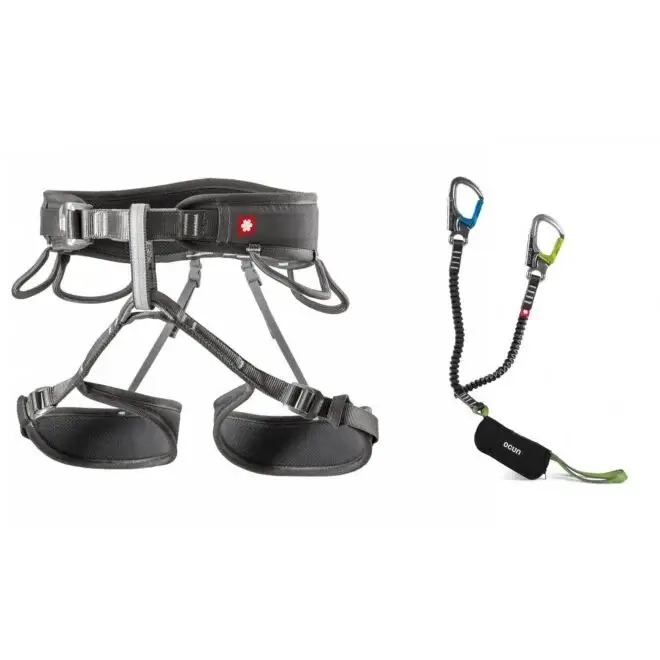 Ocun Twist Set Kit pack arnés y disipador vias ferratas Ocun Twist Set Kit pack arnés y disipador vias ferratas